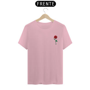 Nome do produtoCamisa clássica com flor rosa