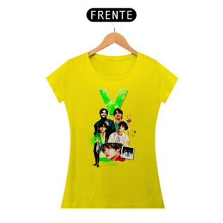 Nome do produto CAMISETA FEMININA V BTS