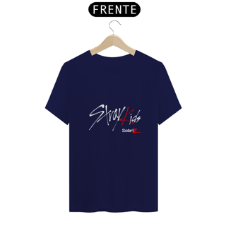 Nome do produto T-Shirt Classic - Cores Escuras - Stray Kids Logo