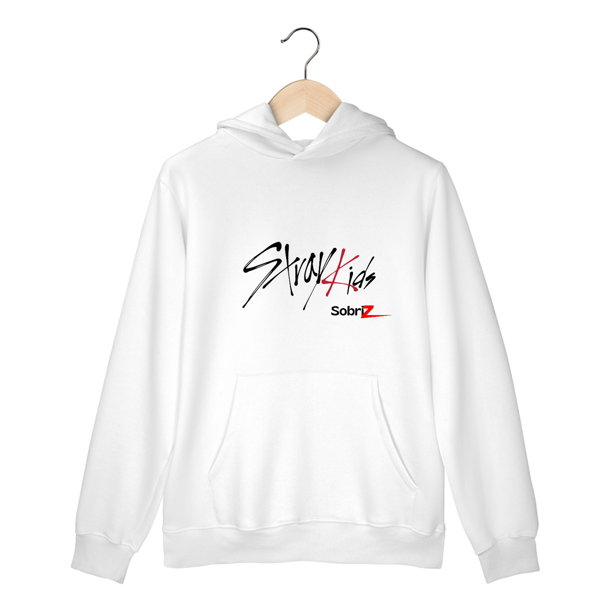 Nome do produto: MOLETOM CANGURU - STRAY KIDS LOGO