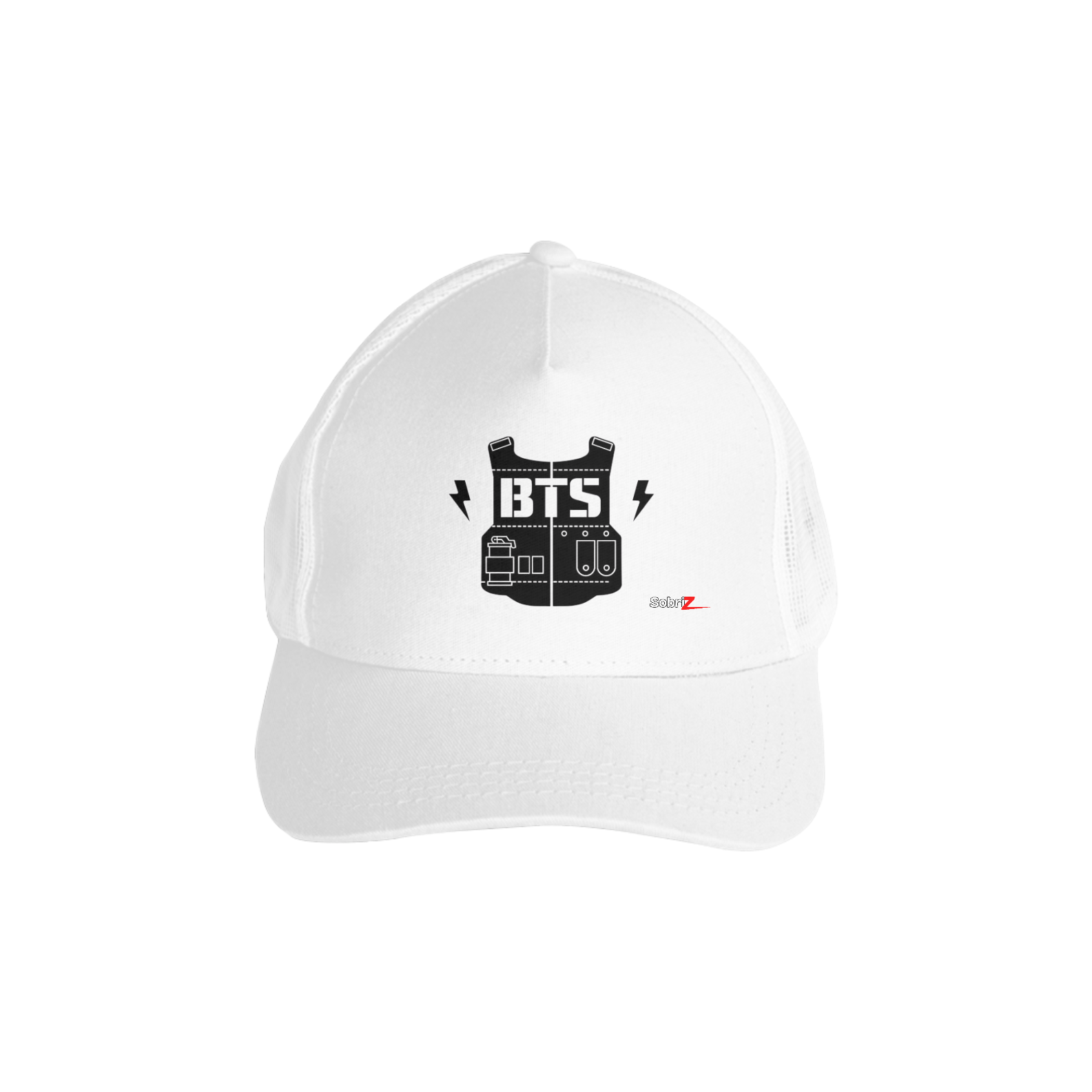 BONÉ BRANCO BTS ARMY