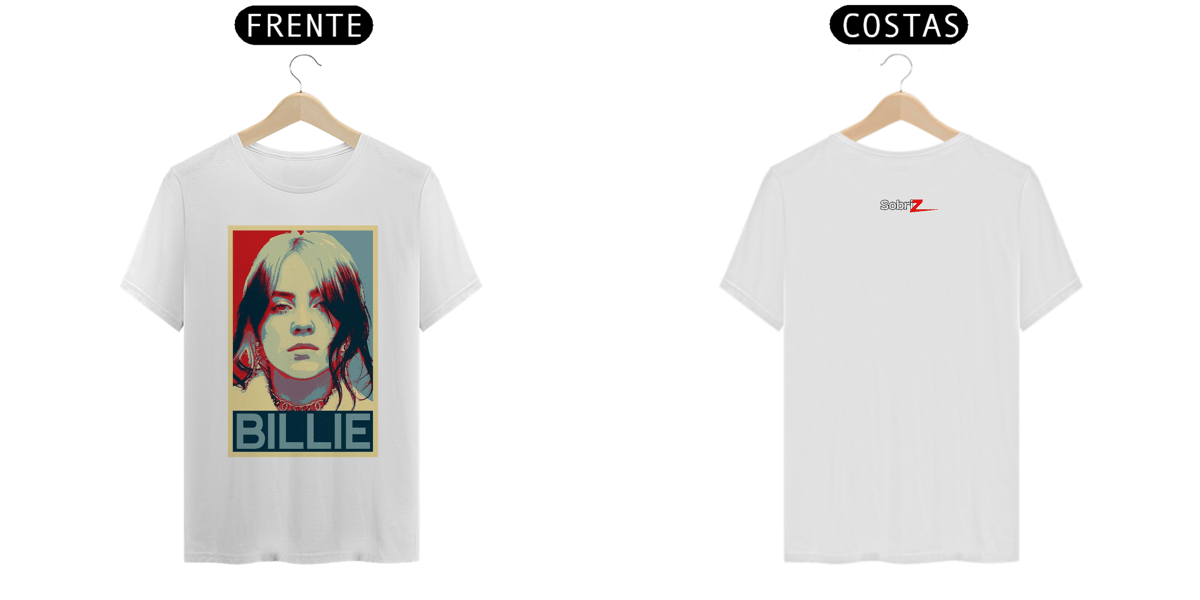 Nome do produto: CAMISETA UNISEX - BILLIE EILISH