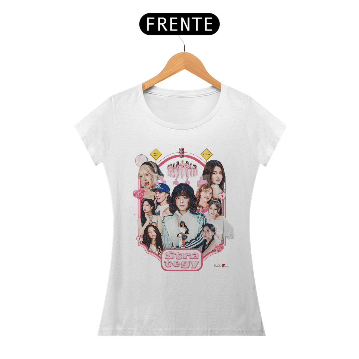 Nome do produto: CAMISETA FEMININA TWICE STRATEGY