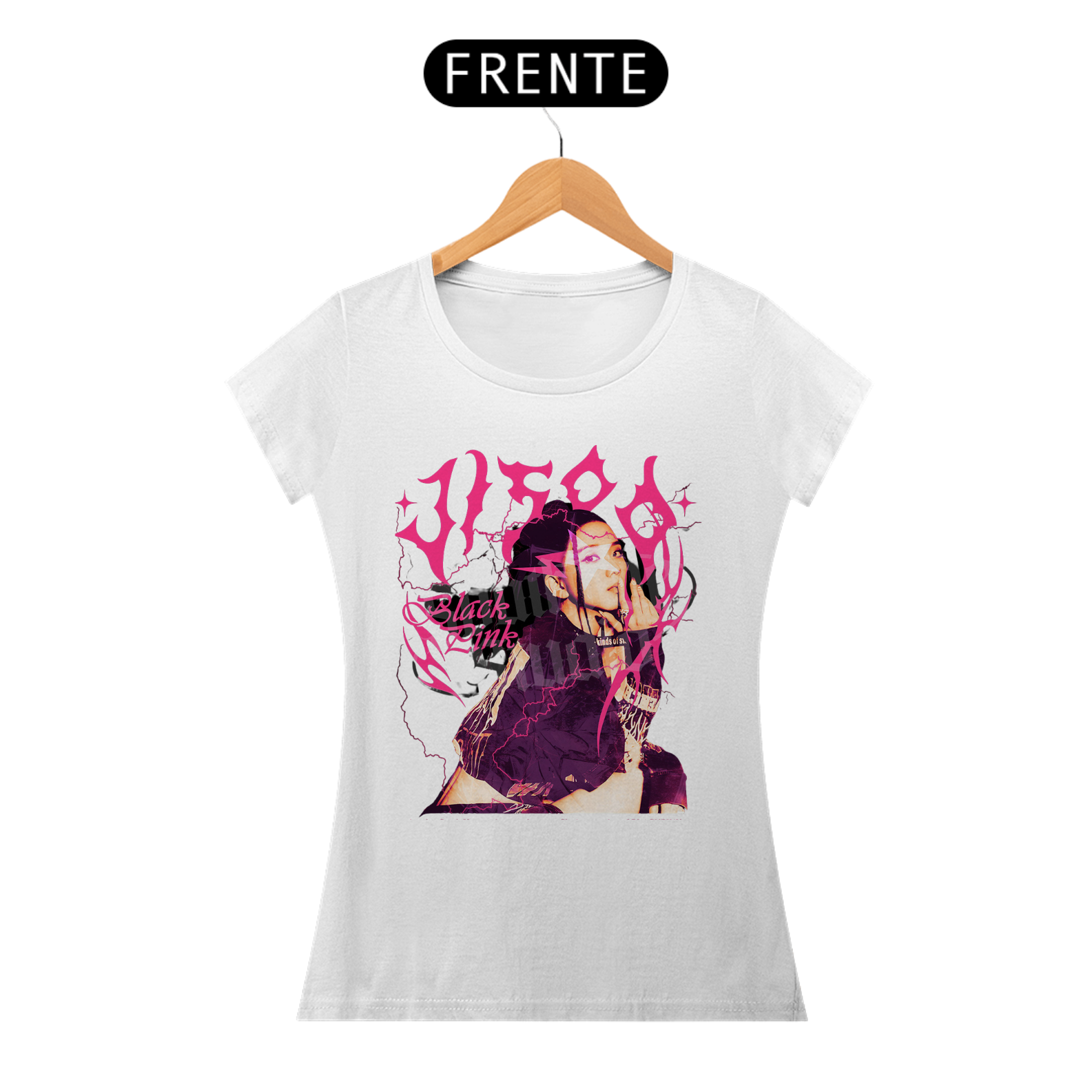 CAMISETA FEMININA - JISOO BLACKPINK