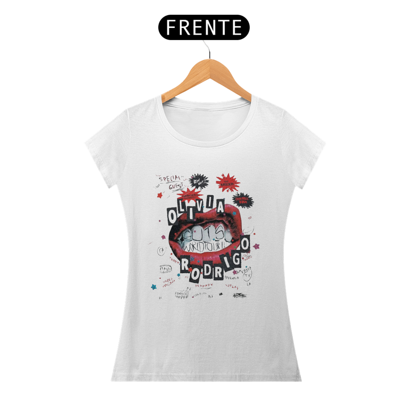 CAMISETA FEMININA OLIVIA RODRIGO