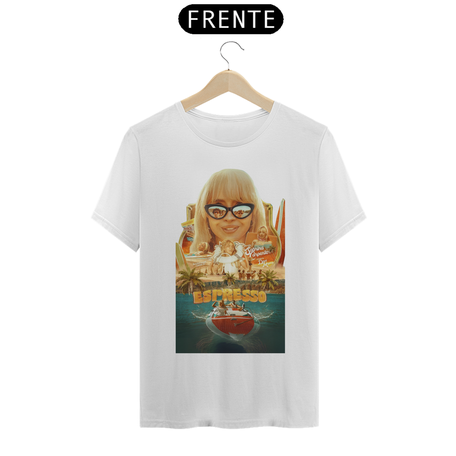 CAMISETA UNISEX SABRINA CARPENTER ESPRESSO