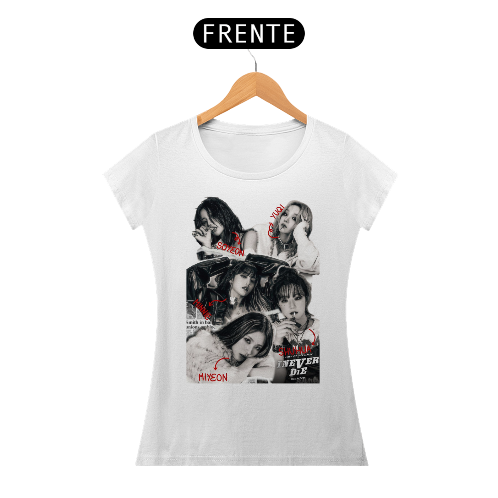 CAMISETA FEMININA - GIDLE