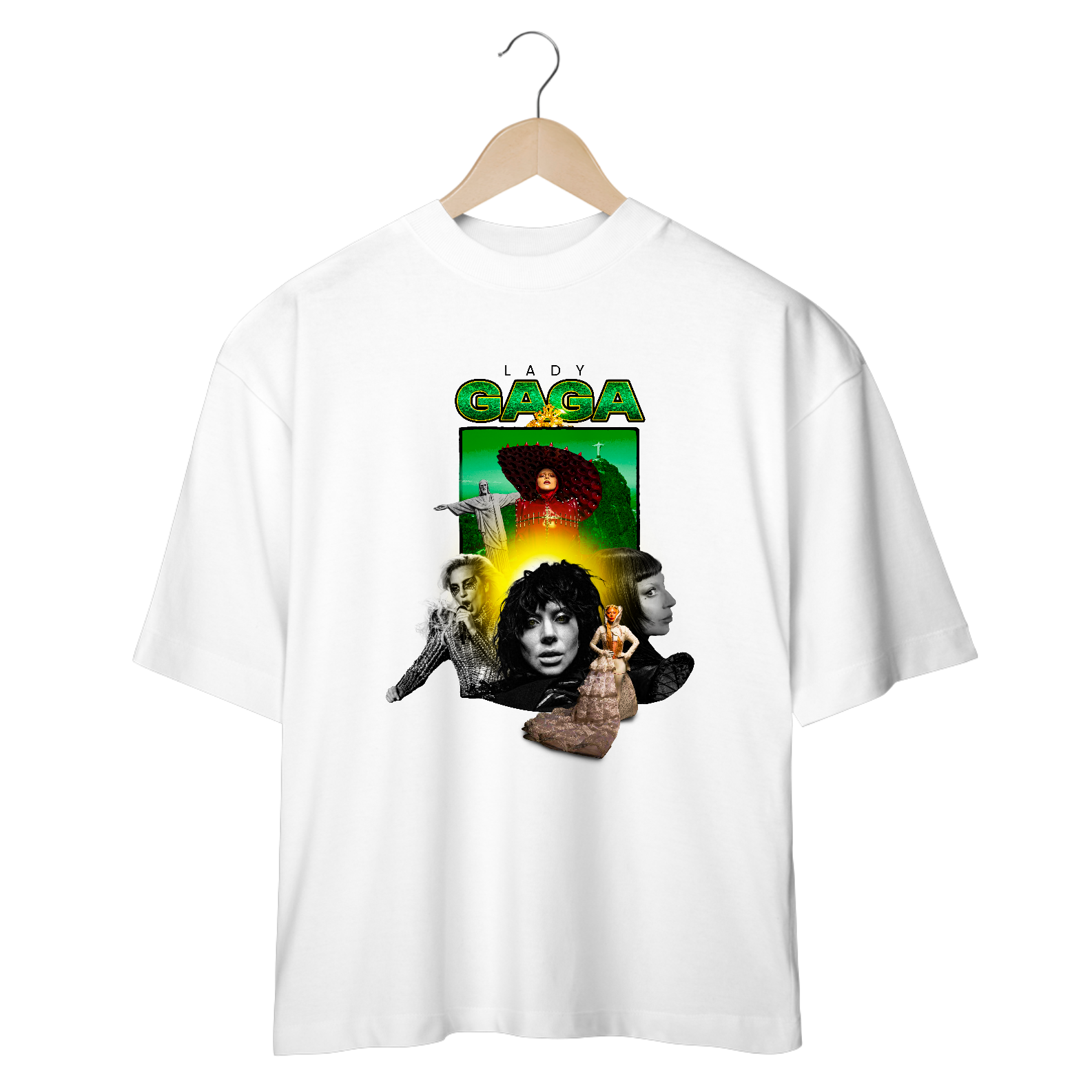 OVERSIZED LADY GAGA BRASIL
