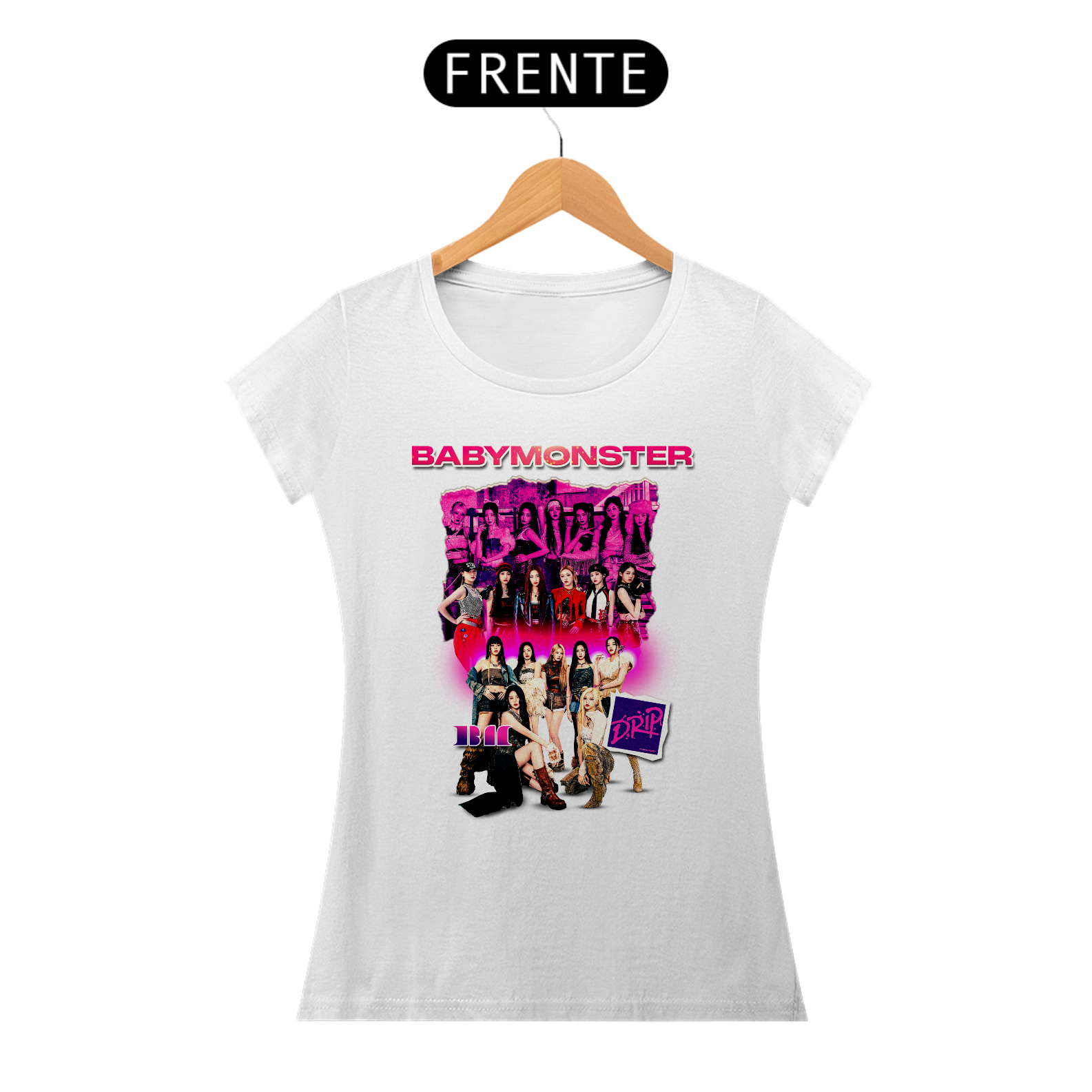 CAMISETA FEMININA BABYMONSTER