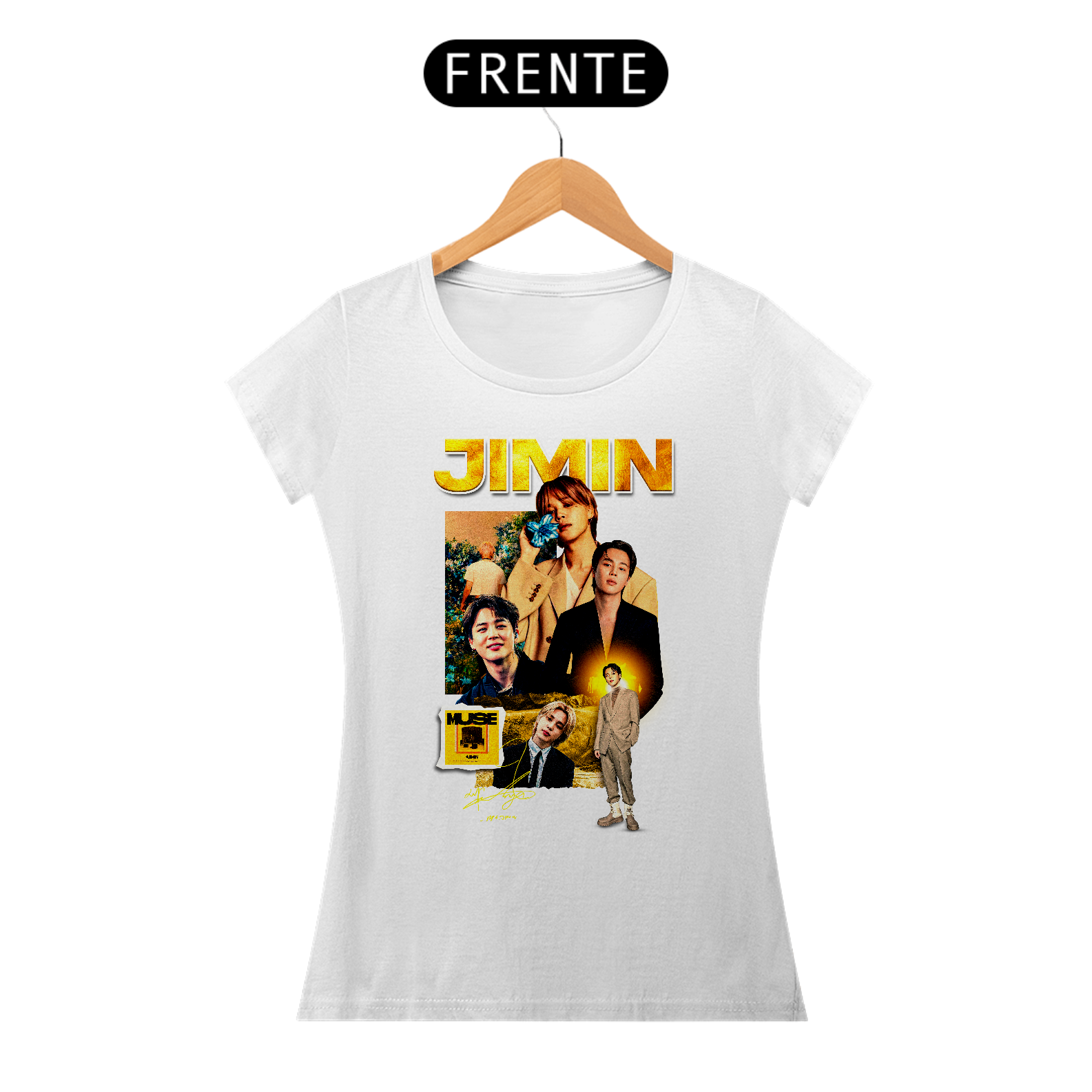 CAMISETA FEMININA JIMIN BTS