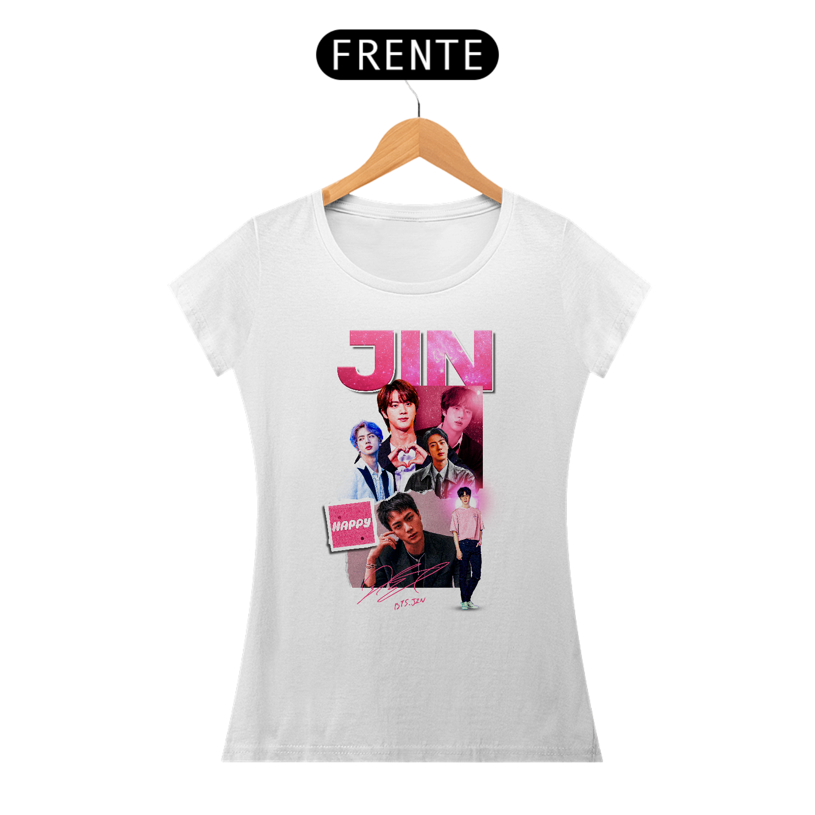 CAMISETA FEMININA JIN BTS