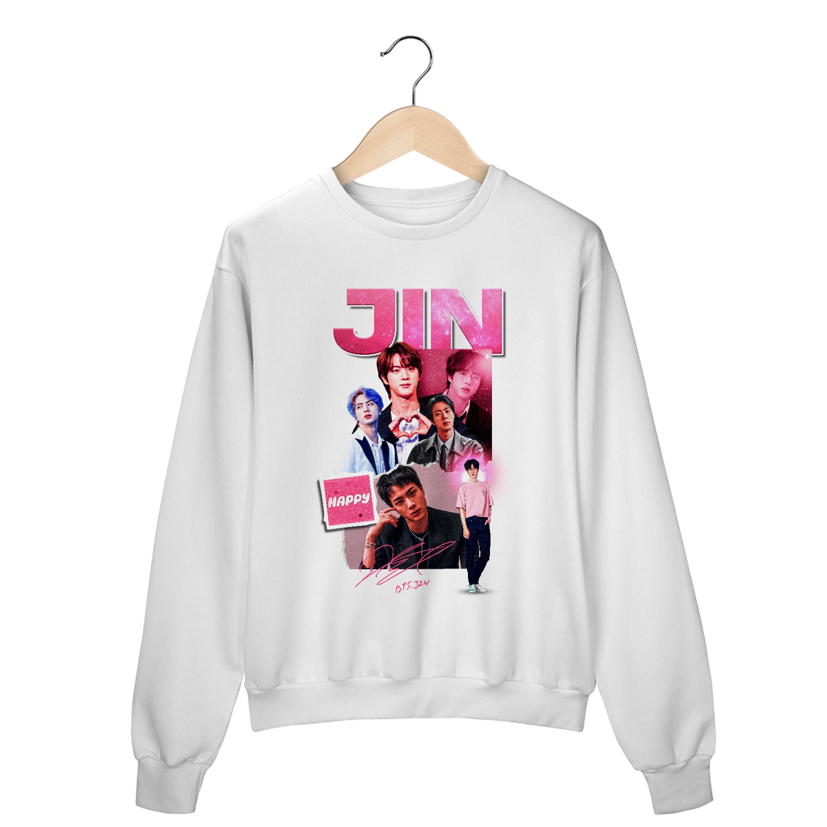 Nome do produto: MOLETOM FECHADO JIN BTS