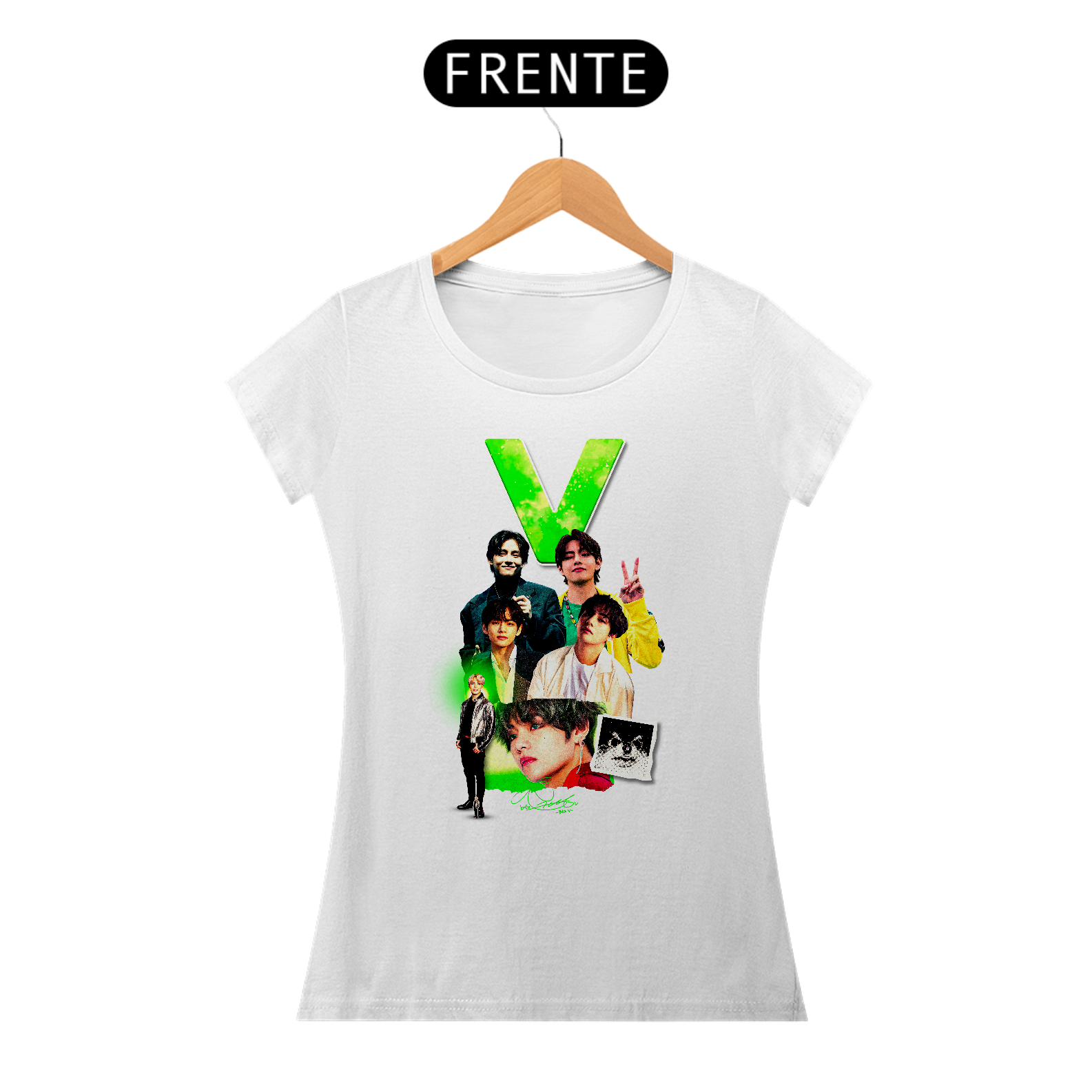 CAMISETA FEMININA V BTS