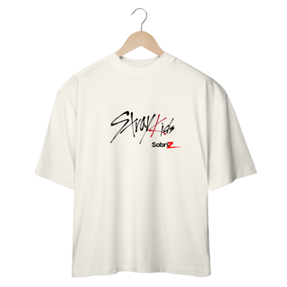 Nome do produto CAMISETA OVERSIZED CORES CLARAS - STRAY KIDS LOGO