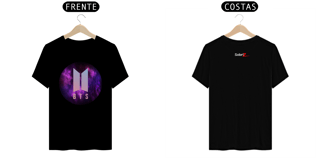 Nome do produto CAMISETA UNISEX - BTS