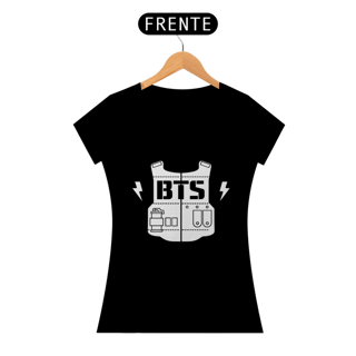 CAMISETA FEMININA BTS ARMY PRETA