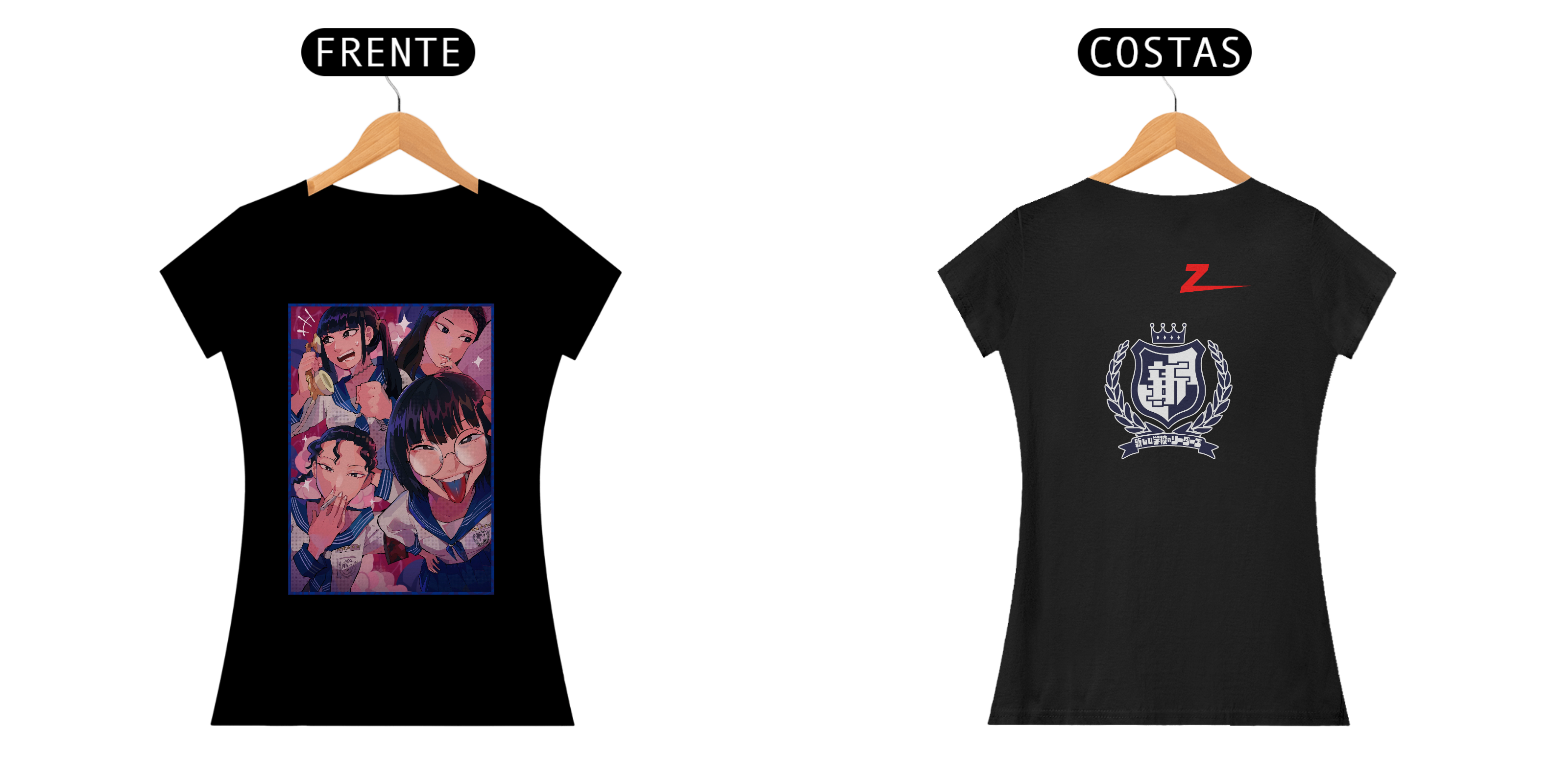 CAMISETA FEMININA - ATARASHII GAKKO