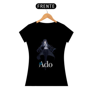 CAMISETA FEMININA ADO - PRETA