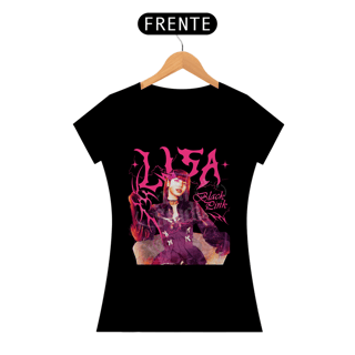 CAMISETA FEMININA - LISA BLACKPINK