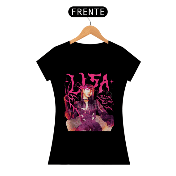 CAMISETA FEMININA - LISA BLACKPINK