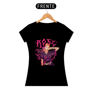 Nome do produto CAMISETA FEMININA - ROSE BLACKPINK