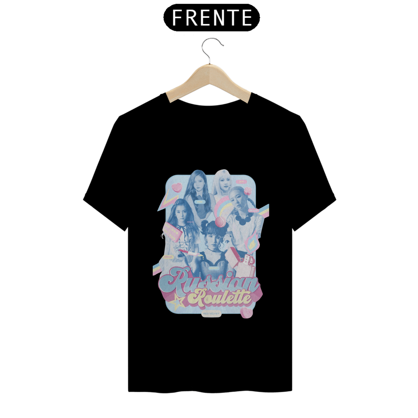 CAMISETA UNISEX RED VELVET RUSSIAN ROLETTE