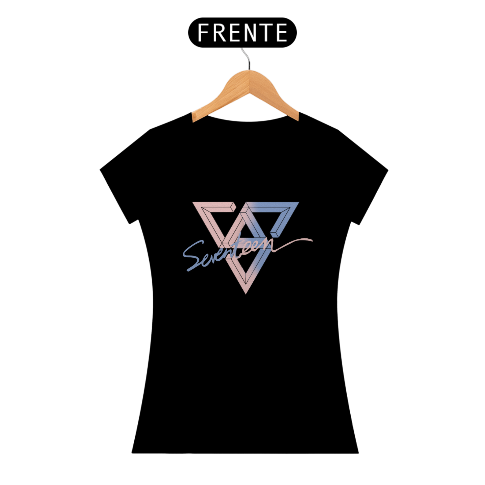 CAMISETA FEMININA SEVENTEEN LOGO