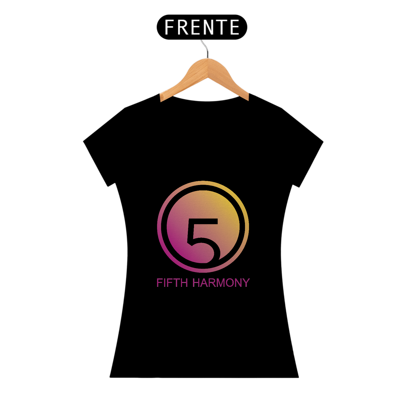 CAMISETA FEMININA FIFTH HARMONY LOGO