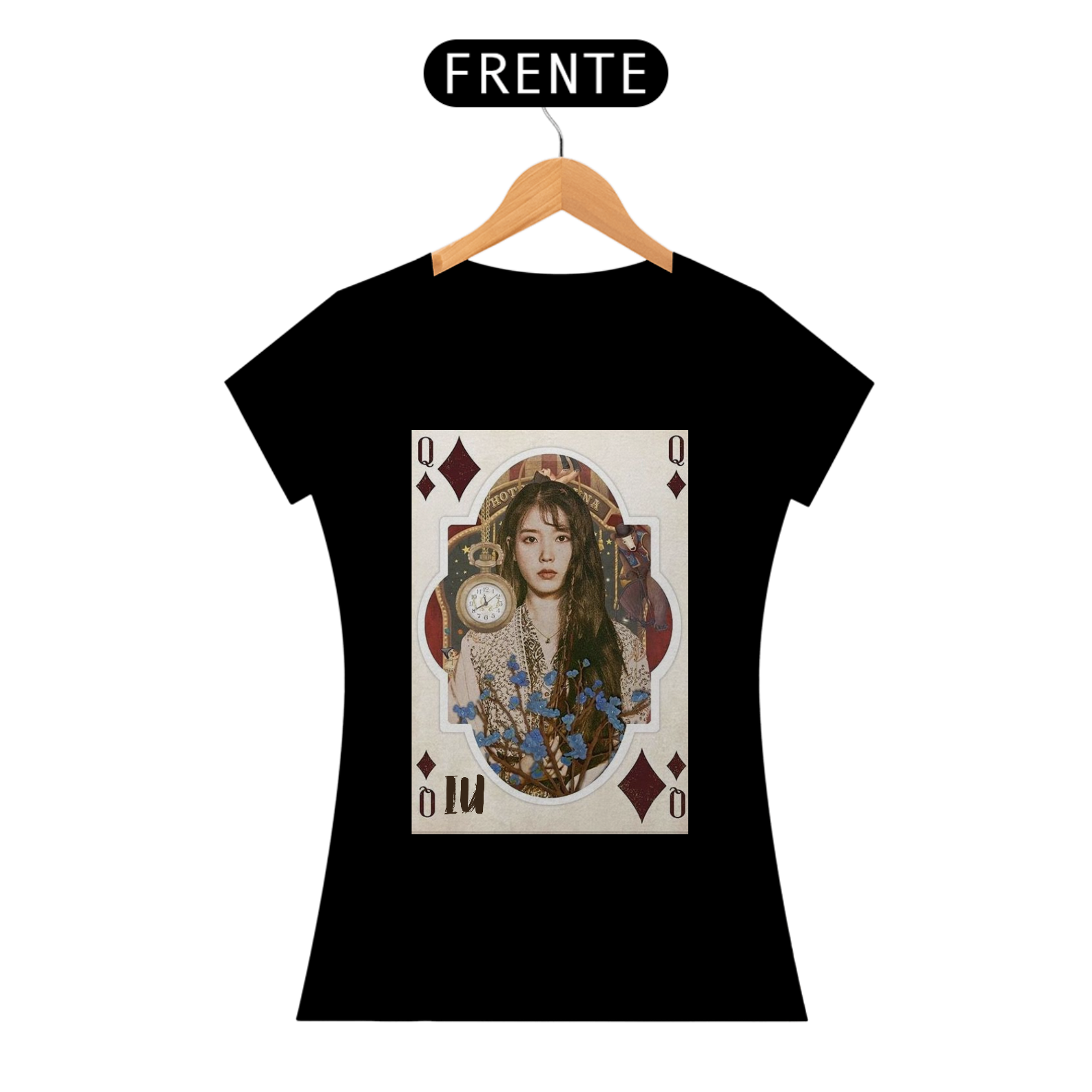 CAMISETA FEMININA IU CARTA