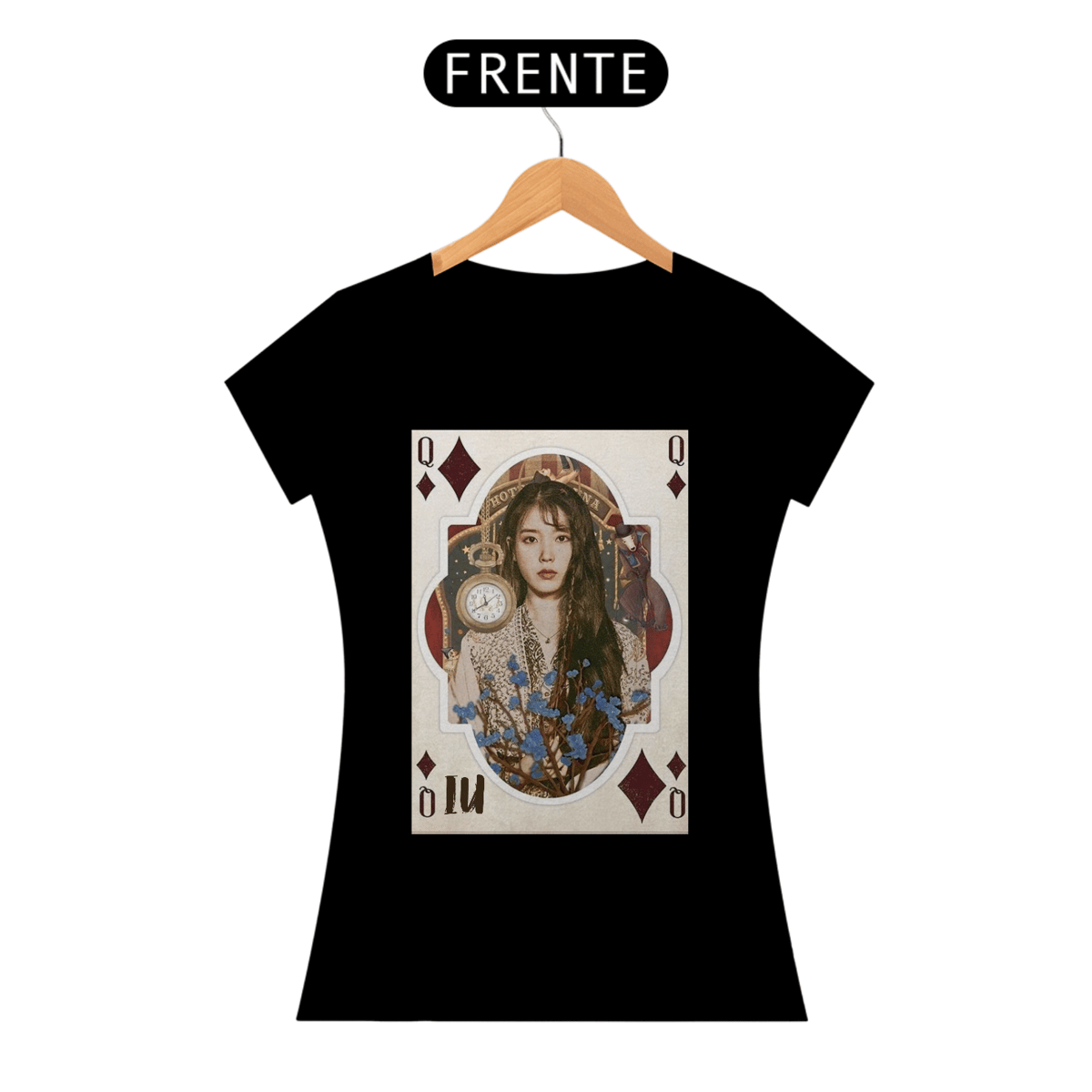 Nome do produto: CAMISETA FEMININA IU CARTA