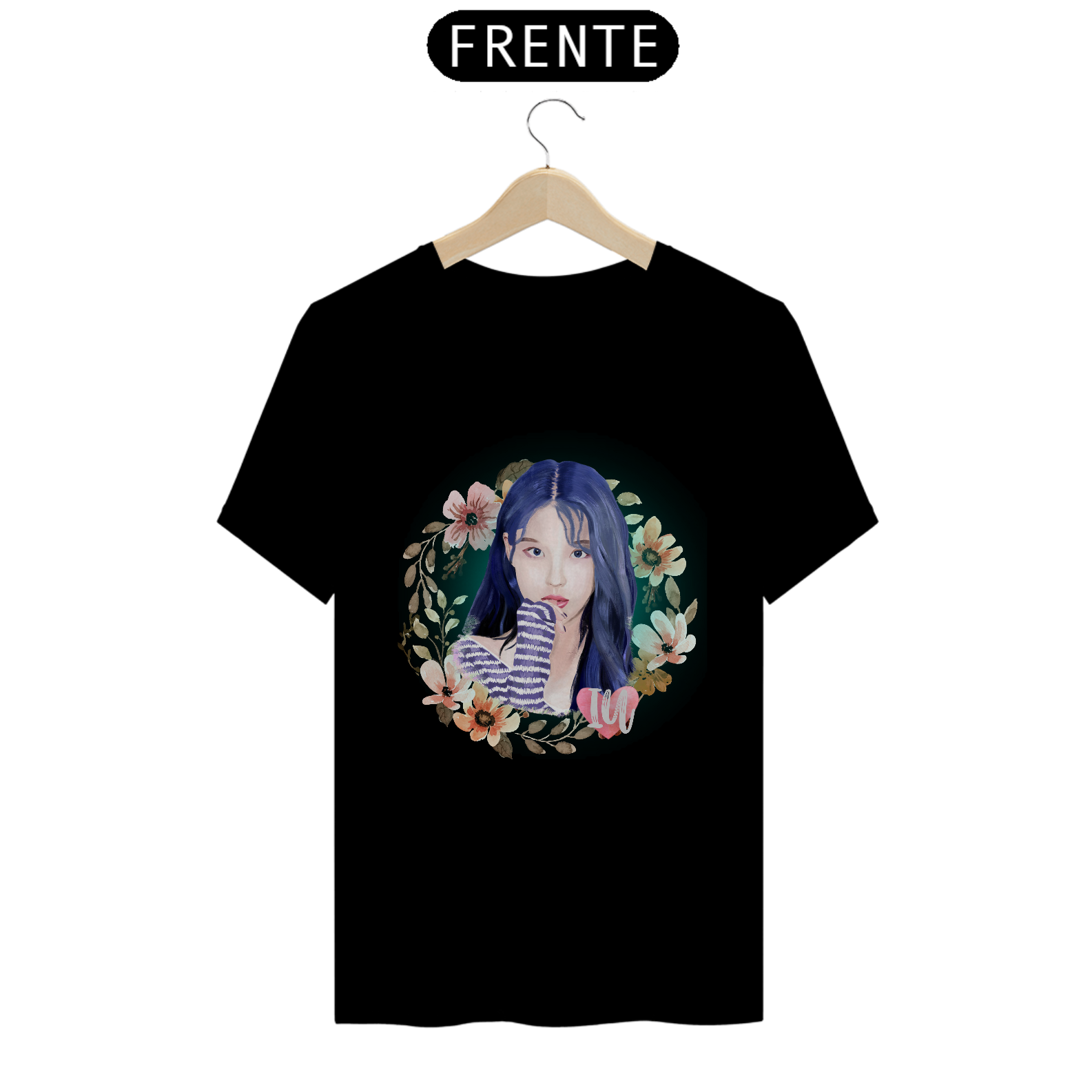 CAMISETA UNISEX IU FLOWERS