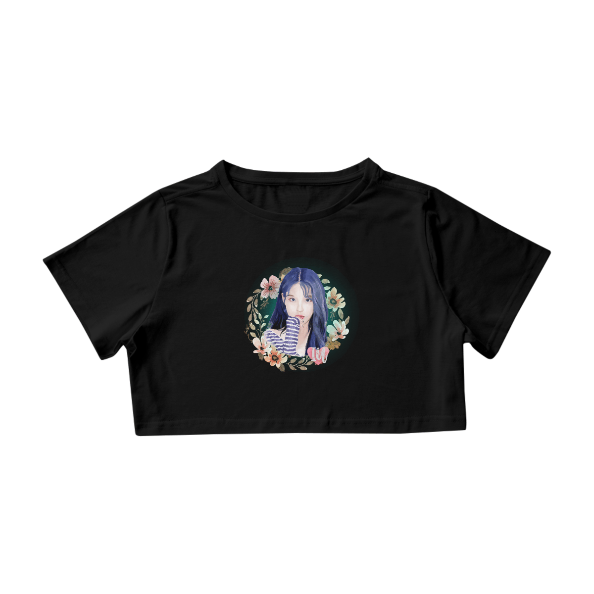 Nome do produto: CROPPED IU FLOWERS
