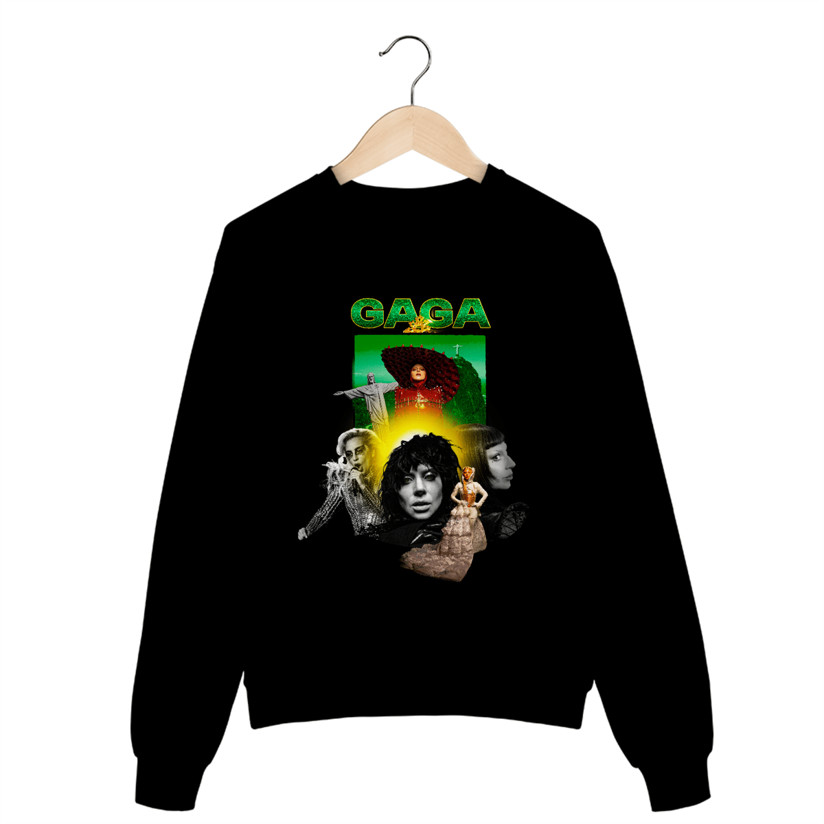 Nome do produto: MOLETOM LADY GAGA BRASIL