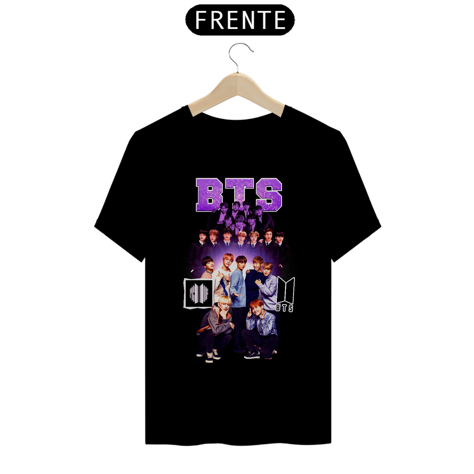 CAMISETA UNISEX BTS PUIRPLE