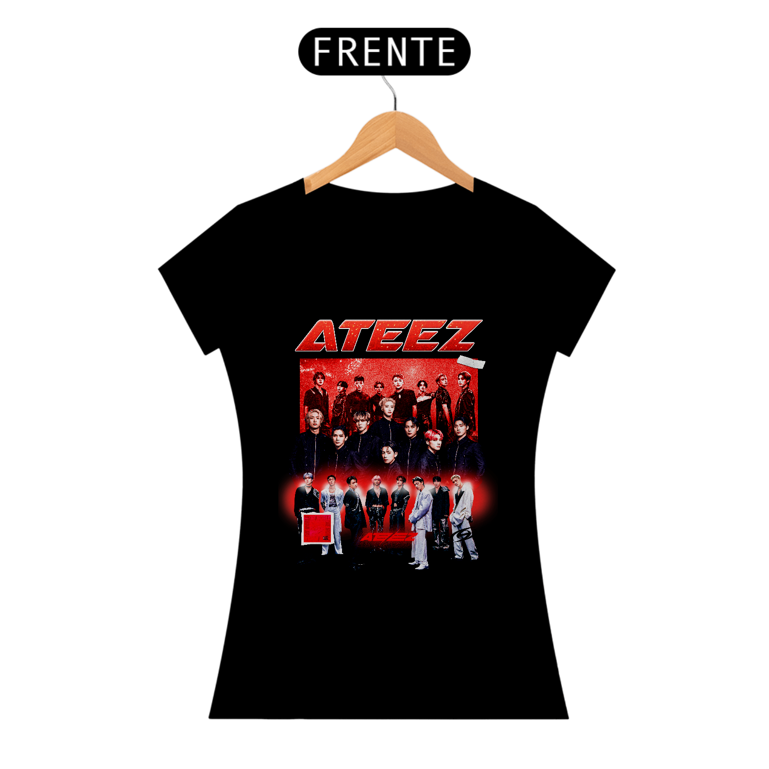 CAMISETA FEMININA ATEEZ