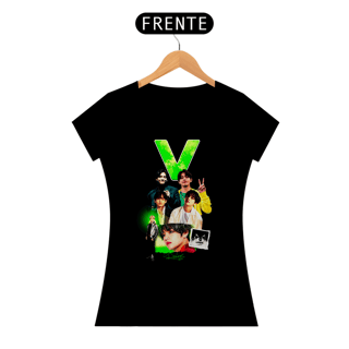 Nome do produto CAMISETA FEMININA V BTS