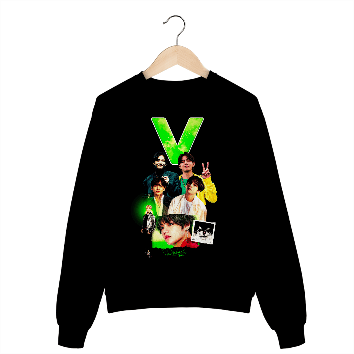 Nome do produto: MOLETOM FECHADO V BTS