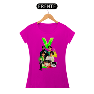 Nome do produto CAMISETA FEMININA V BTS