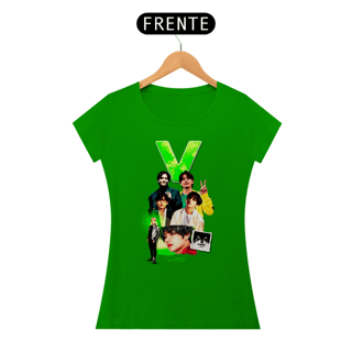 Nome do produto CAMISETA FEMININA V BTS
