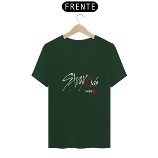 Nome do produto T-Shirt Classic - Cores Escuras - Stray Kids Logo