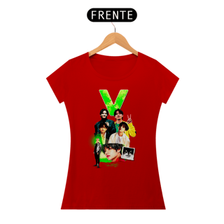 Nome do produto CAMISETA FEMININA V BTS