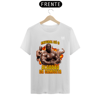 Nome do produto Camiseta NATURAL SÓ O ALGODÃO DA CAMIETA