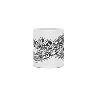 Nome do produto Caneca Alfabeto Avião Preta