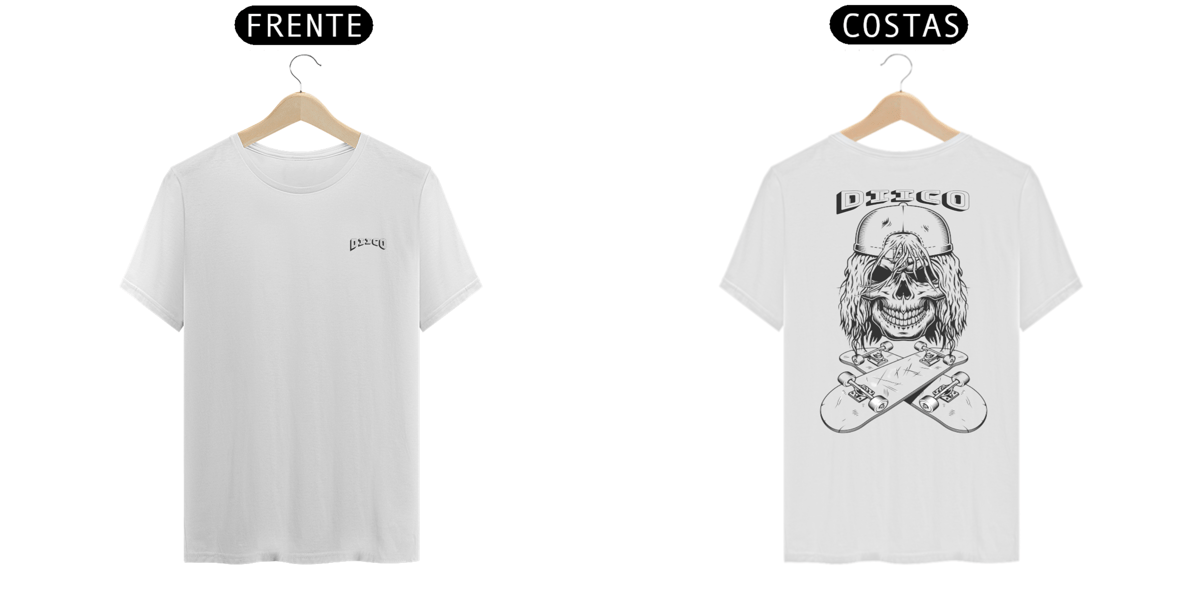Nome do produto: T-Shirt Prime Diico Skate Skull