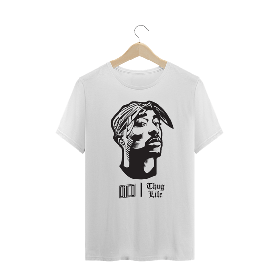 Camiseta Plus size Thug Life Diico