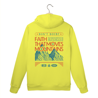 Nome do produto MOLETOM CANGURU - FÉ QUE MOVE MONTANHAS
