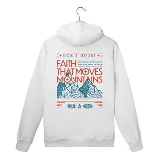 Nome do produto MOLETOM CANGURU - FÉ QUE MOVE MONTANHAS