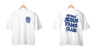 Nome do produto CAMISETA OVERSIZED - JESUS FANS CLUB