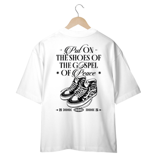 Nome do produto CAMISETA OVERSIZED - CALÇADO DA PAZ