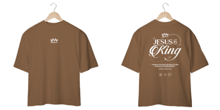 Nome do produto CAMISETA OVERSIZED - JESUS IS KING
